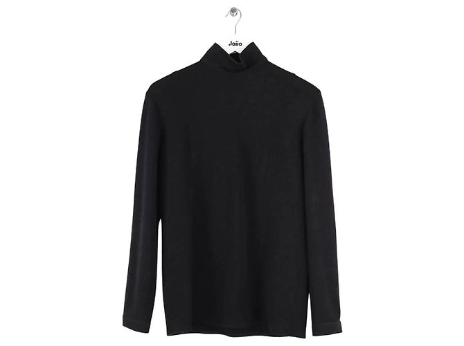 Chanel Bluse aus Wolle Schwarz