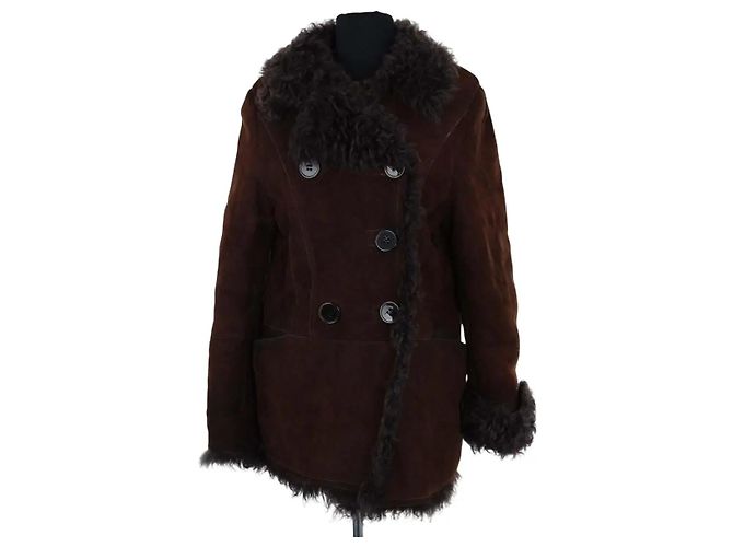 Kenzo Pelle di pecora tosata marrone