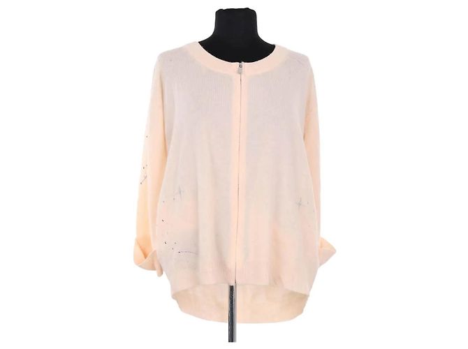 Max & Moi Beige Wool Cardigan XS