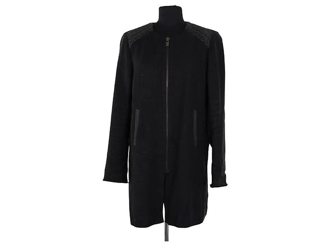 Maje Black Cotton Jacket