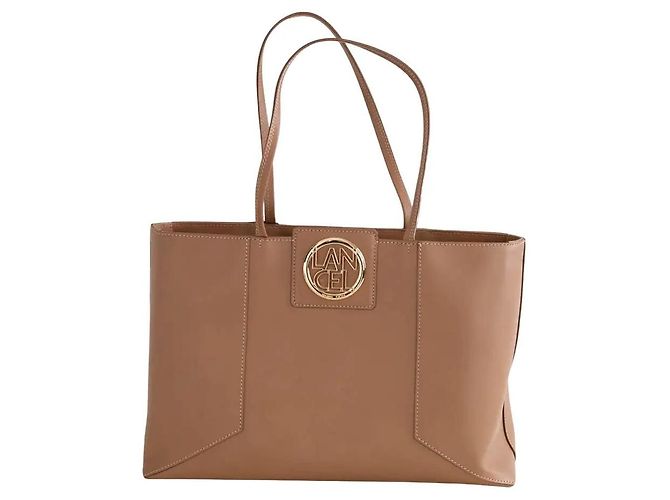Sac cabas Lancel en cuir marron