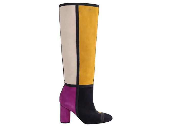 Jerome Dreyfuss Multicolored Deerskin Boots