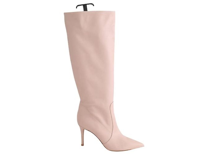 Botas Gianvito Rossi de piel beige