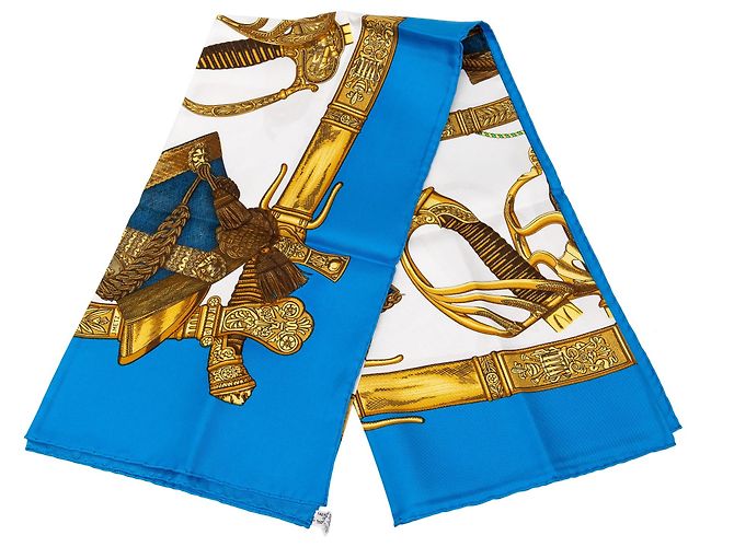 Multi Hermès Grand Uniforme Seidentuch 90