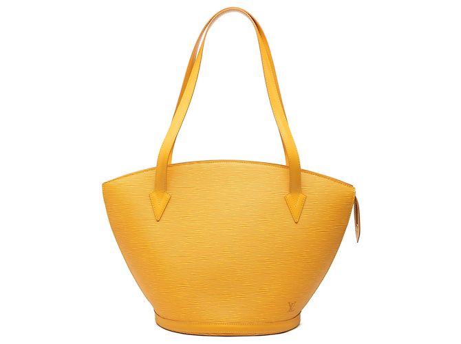 Borsa Tote Louis Vuitton Epi Saint Jacques GM con tracolla lunga, Giallo