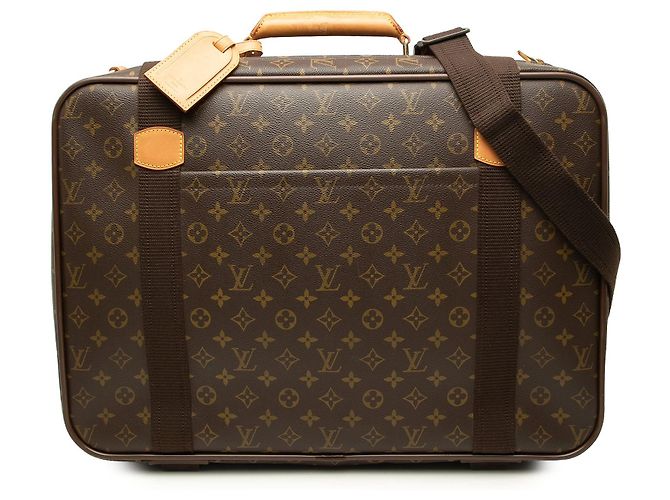 Borsa da viaggio Louis Vuitton Monogram Satellite 53 Marrone