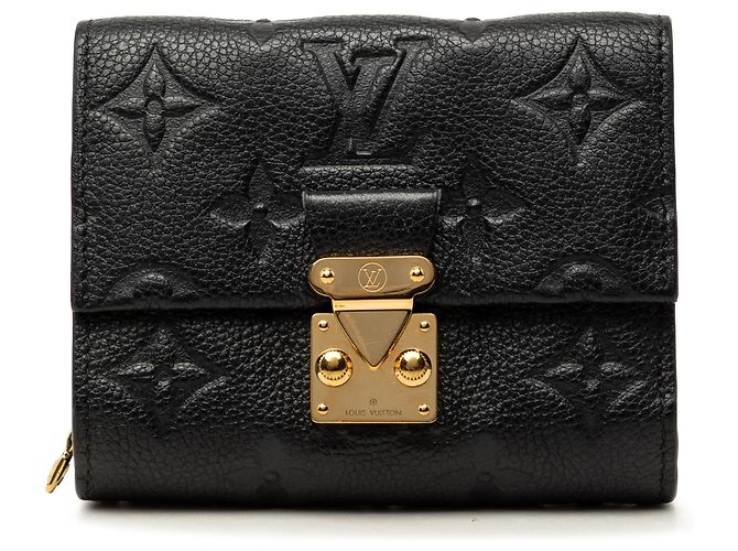 Black Louis Vuitton Monogram Empreinte Metis Compact Wallet Small Wallets