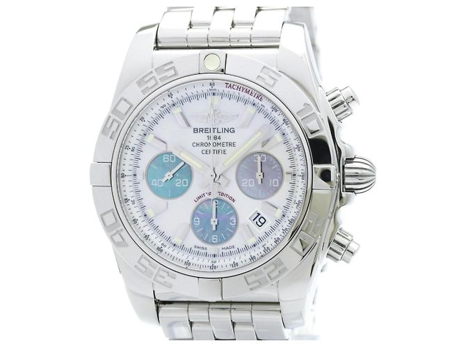 Breitling Chronomat 44 MOP Dial Automatic Mens Watch AB0110