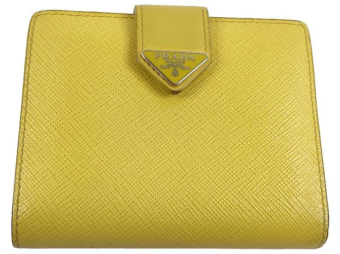 Prada Saffiano bifold Leather Small