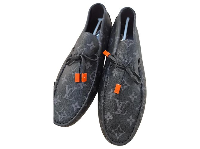 Louis Vuitton Mocassini Monte Carlo Monogram Pelle Nera