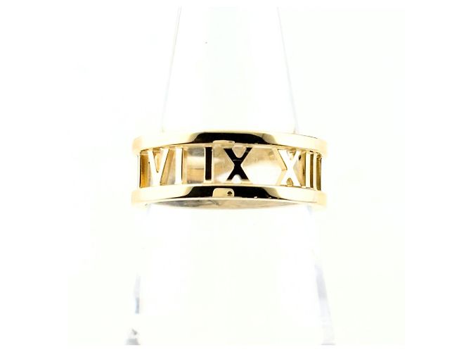 Autre Marque Anillo Tiffany & Co. Atlas Open de oro amarillo