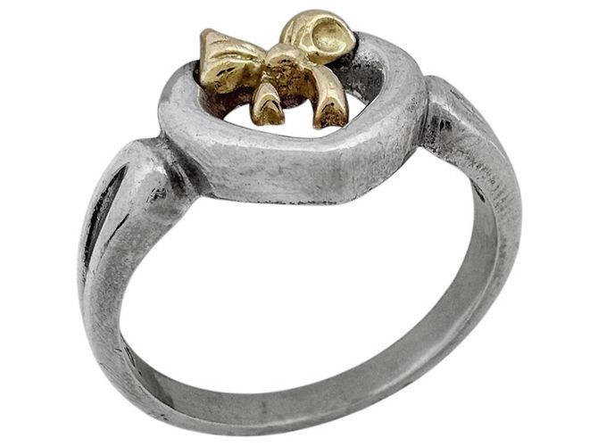 Autre Marque Anello Tiffany & Co. Open Heart Ribbon