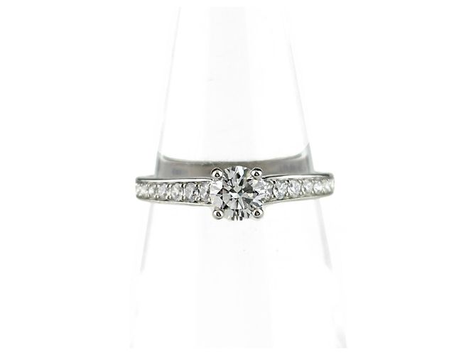Bague Solitaire Romance Van Cleef & Arpels en Platine