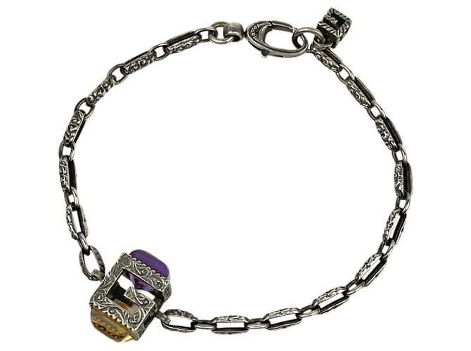 Pulseira com Pingente G-Cube Gucci