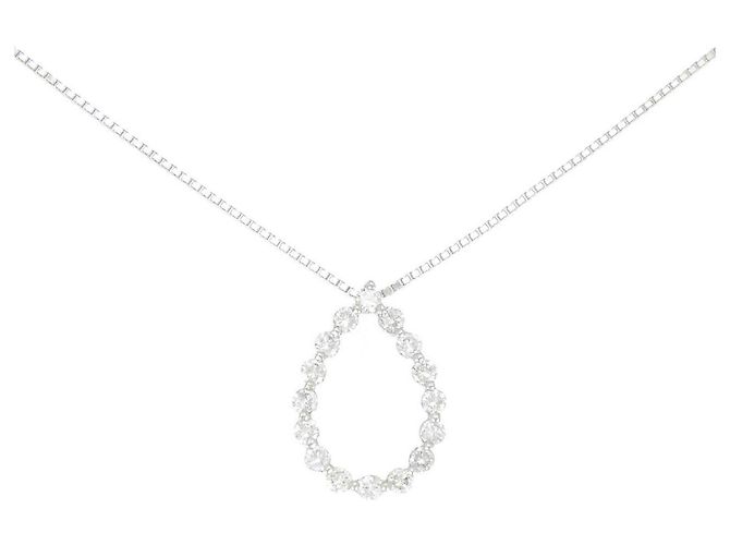 Autre Marque Collar de diamantes Pt900 Pt850