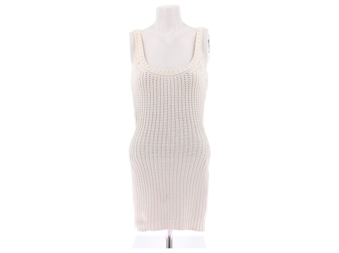 Fendi Mini vestido branco de lã
