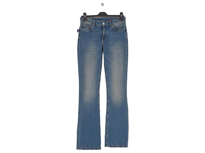 Vaqueros acampanados de algodón azul Zadig & Voltaire