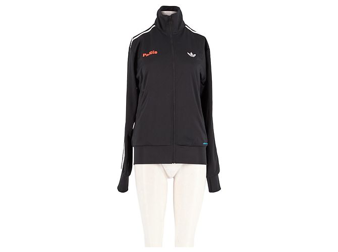 Chaleco Adidas negro de corte recto
