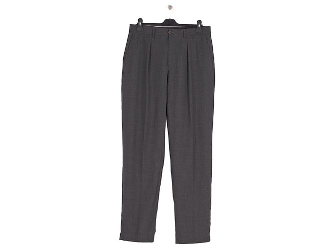 Autre Marque Graue Wollhose