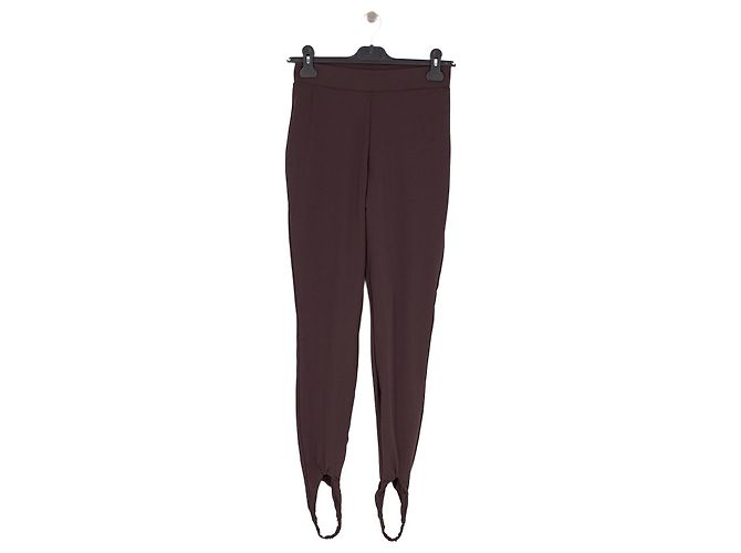 Autre Marque Leggings slim MESHKI marroni