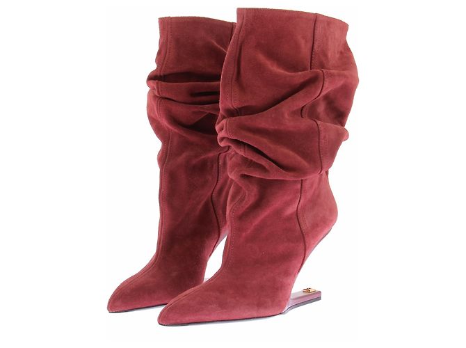 Balmain Bottines No Wedge en cuir