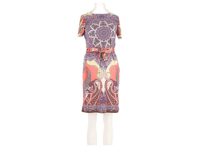 Etro Robe courte multicolore