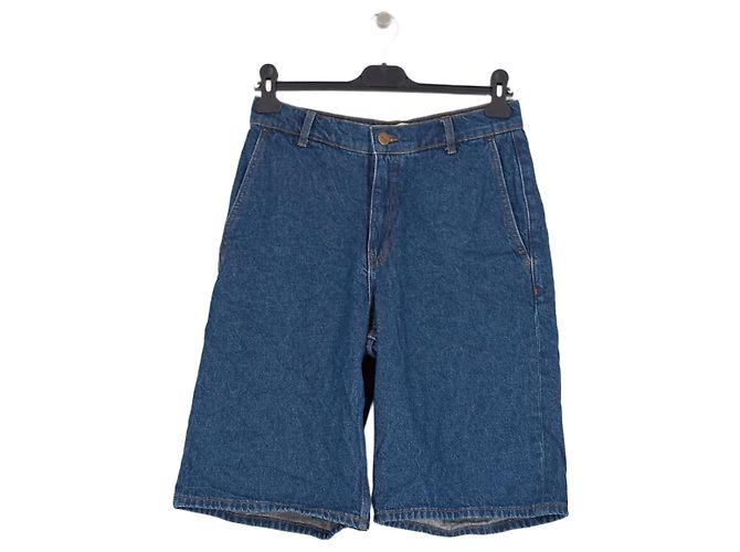 Autre Marque Short en coton bleu