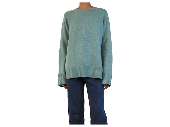 The row Pull en mélange de laine vert - taille XS