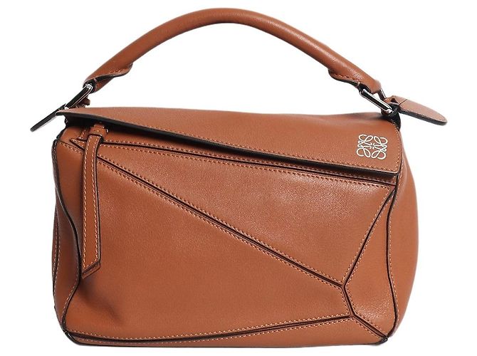 Loewe Petit sac Puzzle marron