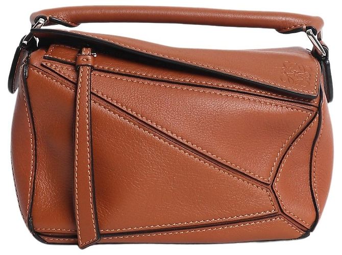 Loewe Mini bolso Puzzle marrón