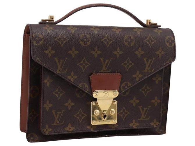 LOUIS VUITTON Monogram Monceau 26 Hand Bag M51187 LV