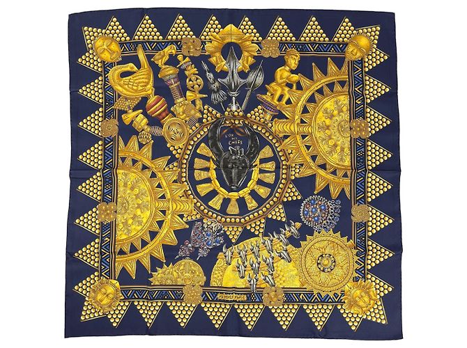 Hermès Pañuelo Hermes Carre 90 L'OR DES CHEFS