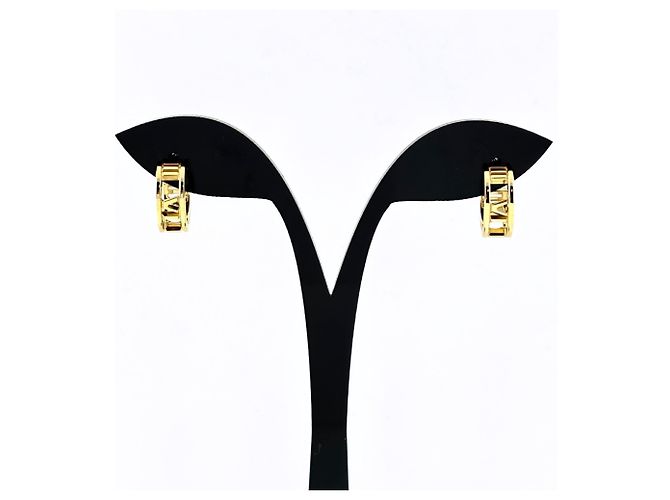 Autre Marque Orecchini a lobo Tiffany & Co. Atlas Open in oro giallo