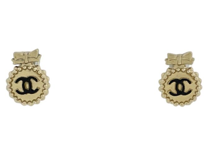 Orecchini a lobo Chanel placcati in oro