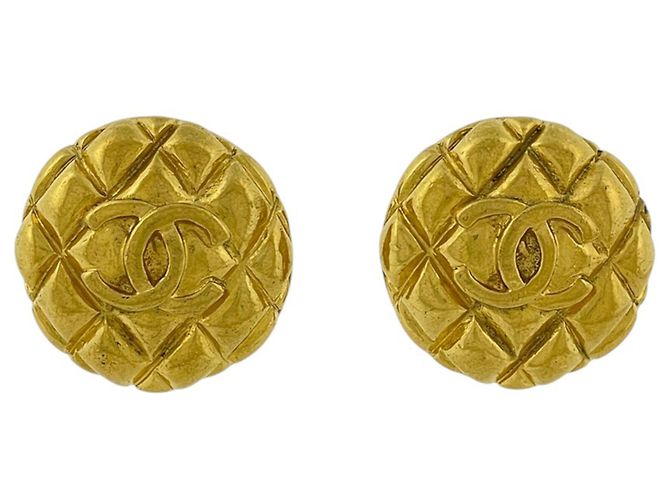 Boucles d'oreilles clips Chanel Gold