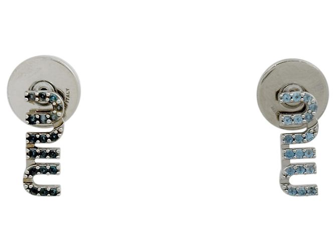 Orecchini a lobo Miu Miu Silver