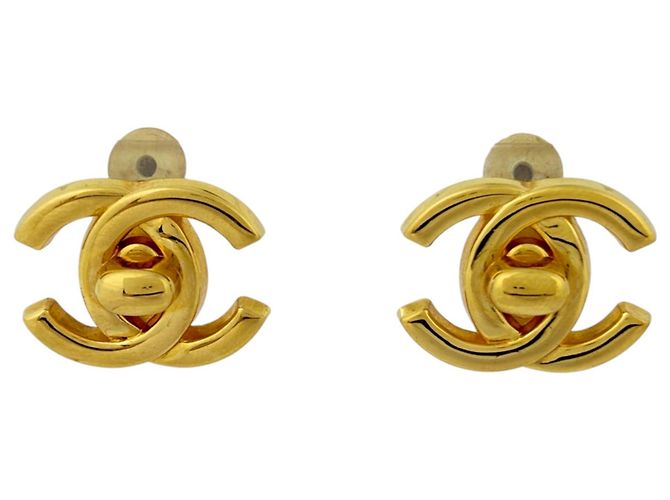 Orecchini a clip Chanel Gold