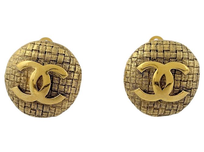 Boucles d'oreilles clips Chanel Coco Mark
