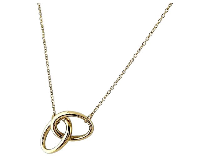 Autre Marque Collana con pendente Double Loop in oro giallo Tiffany & Co.