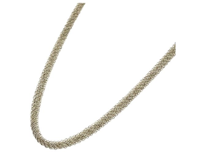 Autre Marque Collar Mesh de plata esterlina Tiffany & Co.