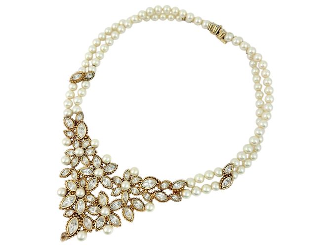Christian Dior Blumenhalskette