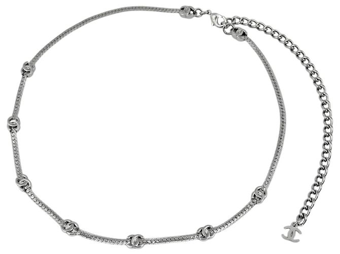 Collana Chanel placcata argento