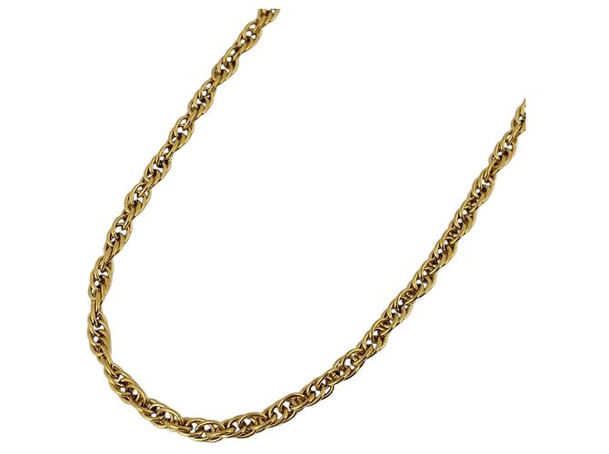 Collier Chanel plaqué or