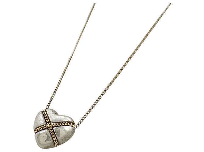 Autre Marque Collana Cuore e Croce in Argento Sterling Tiffany & Co.