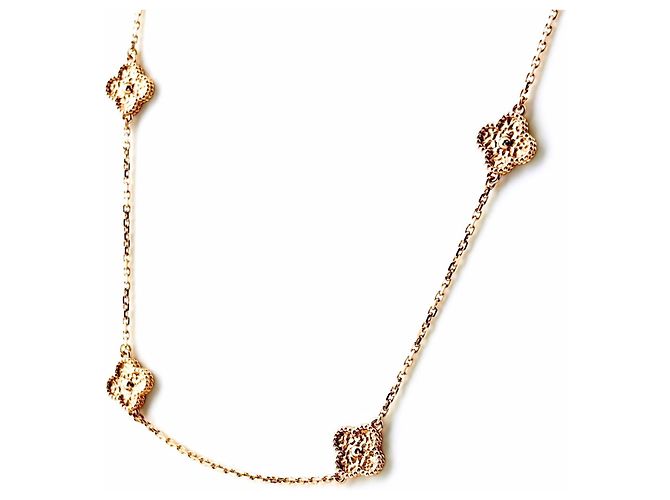 Van Cleef & Arpels Collana Lunga Sweet Alhambra