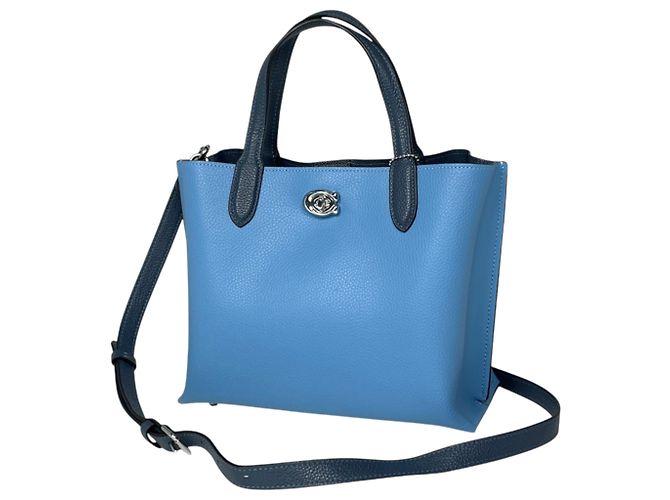 Bolsa de couro 2 em 1 Coach Willow Tote 24