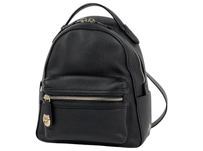Coach Leder-Rucksack - Black