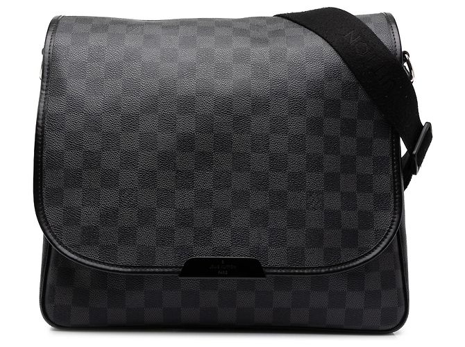 Louis Vuitton Black Damier Graphite Daniel MM