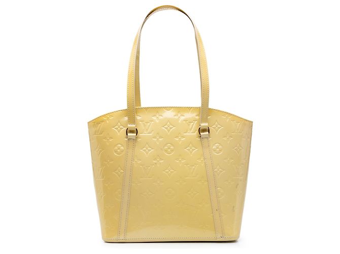 Louis Vuitton Beige Monogram Vernis Avalon MM