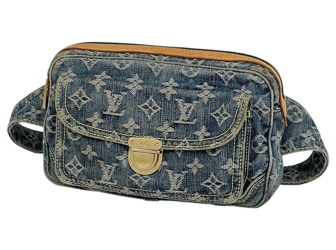 Borsa a tracolla Louis Vuitton Monogram Denim